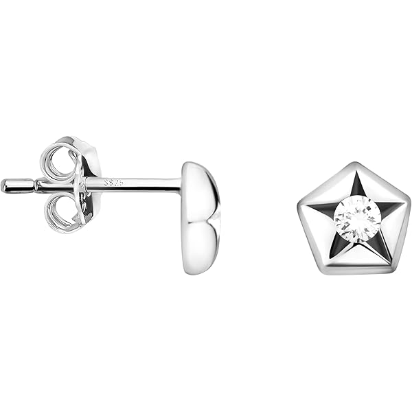 Pendientes De Botón Para Mujer, Joyería De Plata 925, Pendientes