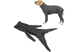 QCWWY Kombinezon do Odzyskiwania Chirurgii Onesie dla Psa, Kombinezon PiżAmy dla Psa Zapobieganie Rzucaniu Kombinezon PełNe Pokrycie Pet Chirurgiczne Odzyskiwanie Ciała Body Choroby SkóRy Body Psy Body (XXL)