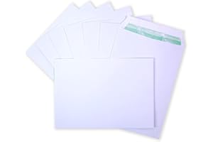 Postmaster Peel and Seal Premium A5 90gsm Recycled White Envelopes x 100 Pack
