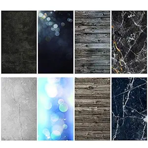 REHTRAD ?Pack of 4? Double Sided Photography Backdrop for Food ?Flat Lay Photography Background ? Photography Props for Cosmetics Makeup Small Parts Props?22.83X34.64 inch? (Color 1)