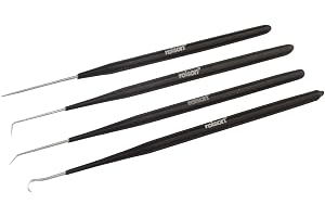 Rolson 59134 Fjäderkrok och plektrum-set, 4 delar