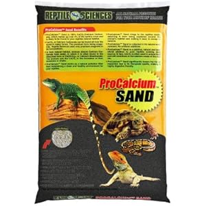 Reptile Wissenschaften Terrarium Sand, 10-pound, schwarz