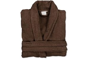 BOSKIMO Peignoir de Bain Unisexe 100% Coton - Peignoir Doux et Absorbant pour Homme et Femme - Avec Capuche