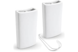 com-four® 2x Luftfuktare i Keramik för Element | Vattenavdunstare med upphängning för element, keramiska luftfuktare för inom