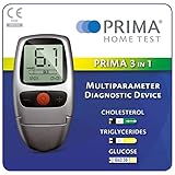 PRIMA 3-in-1 Self-Testing Kit for cholesterol, triglycerides and glucose (No I am not diabetic)