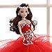 Produktbild Etbotu mit eleganten trägerlosen Prinzessin Kleid Hochzeit Puppe Spielzeug Puppe Möbel Artikel Barbie Puppe rot braun 48CM