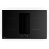 Klarstein Velaire Induction Hob with Integrated Extractor &ndash; 80 cm, 4 Zones, 8400 W Boost, Touch Control, Timer, Child Lock, B