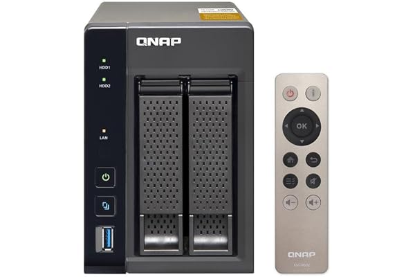 QNAP TS-253A-4G 2 Bay NAS de bureau Boîtier avec 4 Go de RAM