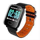 Armbanduhr GYQ @ New M20 Farbdisplay Smart-Armband A6 Echtzeit-Herzfrequenz-Schlaf-Überwachung IP67 wasserdicht, braun