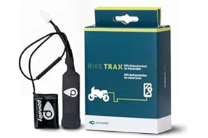 BIKETRAX GPS-Tracker für E-Bikes — Motorrad kompatibel, lückenlose GPS-Übertragung in Europa — Diebstahlschutz, Echtzeit-Tracking mit Handy-App — inkl. SIM & Zusatzakku