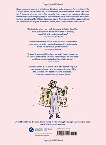 Book's Cover of Salad for President: A Cookbook Inspired by Artists