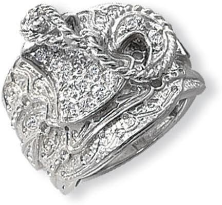 Sterling Silver Saddle Ring