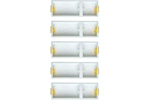Pack of 5 x Appleby SB638 Dry Lining Wall Boxes 35 mm Deep Combi 2+1 Gang Side by Side