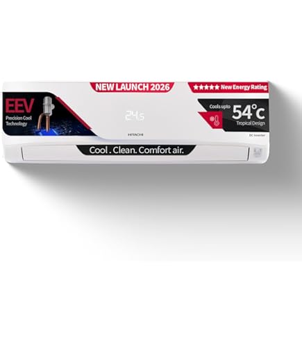 Hitachi RAU318AWD Zunoh Split AC (1.5 Ton 1 Star Rating White