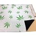Produktbild 2m² ALUBUTYL Dämmplatten 500x400 mm Anti Dröhn Matte Bitumen-Ersatz mit Aufdruck: Weed Leaf