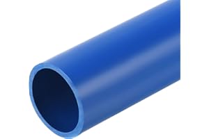 QUARKZMAN Tube Rond Rigide en PVC Tubes 21mm ID 25mm OD 350mm Bleu pour Manchon de Câble pour Tuyaux d'Eau