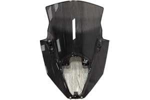 INXKED Windschild Für Kawasaki Für Ninja Für 650 Für ER6F 2020 2021 2022 2023 Motorrad Windschutzscheibe Windschutz Double Bubble Wind Luftabweiser Windabweiser (Color : Brown)