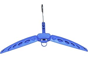 POVANJER Travel Wetsuit Hanger, Foldable Wetsuit Hanger, Thickened Wetsuit, Foldable Wetsuit Holder, Diving, Quick Drying, Foldable, Ventilated Hanger
