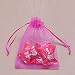 OULII 7*9cm Organza Drawstring Gift Bags Wedding Favor Bags Jewellery Pouches - 100 pcsset (Rosy)
