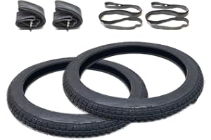 STREETPARTS24 Reifen Set 2.25-16 (2 1/4 x 16) K260 TT inkl. Schlauch & Felgenband – passend für Piaggio Ciao, Hercules, Simson Anhänger, Puch Maxi, Peugeot 103 – Komplettset