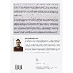 Manual Del Postoperatorio De Cirugía Cardiaca (Ciencias Sanitarias)