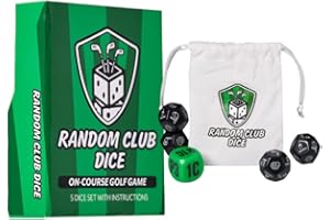 Fore! Cards Random Club Dice On-Course Golf Game from Fun & Challenging Golf Game | Perfect for Golfers of Any Skill Level