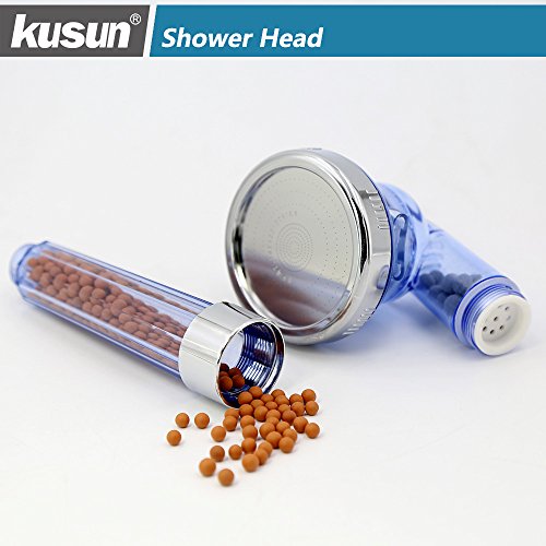Kusun® 3 Modi Duschkopf Handbrause Hochdruck Wasserspar Lonenfilter Universal Duschen Bestandteile HS003-3M - 7