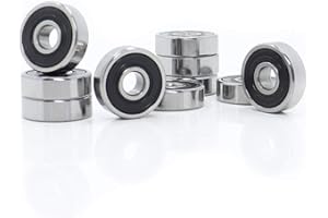 FUSHIBEARING 625-2RS Bearing 5mm x 16mm x 5mm ABEC-5 Ball Bearings 625RS for VORON Mobius 2/3 3D Printer (Pick of 10Pcs)