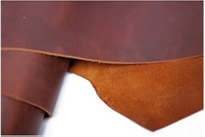 QINGMAI Lederzuschnitte, Rindsleder, für Basteln, Werkzeug, Nähen,Leder-Zubehör