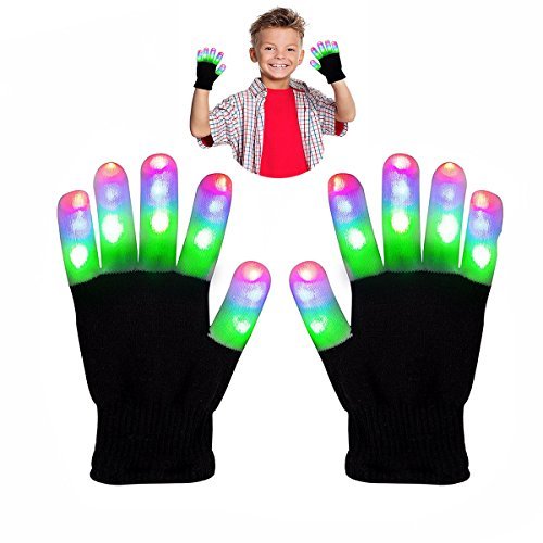 Top Gift Toys for 4-5 Year Old Boys, 3-7 Years Girl Toys, Cool Fun 8-12 Easter Led Flashing Glvoes Gl02