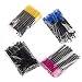 Qingsun 50pcs Disposable Eyelash Brushes Mascara Wands Eyebrow Brush Makeup Tool