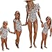 Produktbild Cooljun Mommy  Me Child Mädchen, die Bikini-Leopardedruck-Badeanzug-Badeanzug-Familie Badeanzug-Badebekleidung baden