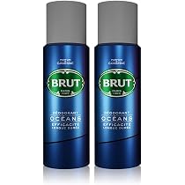 Brut Deodorant – 2er Pack Mit Je 200 Ml, 24h Schutz Gegen Schweißgeruch
