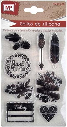 MP PM195-28 - Sellos transparentes scrapbooking