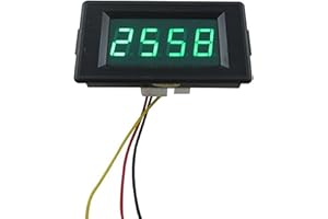 DIGITEN DC 24/12V 4 Digital Green LED Counter Panel Meter Plus Up and Minus Down 0-9999