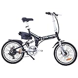 Cyclamatic Pro CX4 Dual Suspension Foldaway Electric Bike - Black
