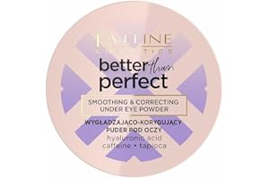 ‎EVELINE COSMETICS Eveline Cosmetics Better Than Perfect Glättendes & Korrigierendes Unter-Augen-Puder - Vegan | Better Than Perfect Serie | Lang anhaltender Satin-Finish