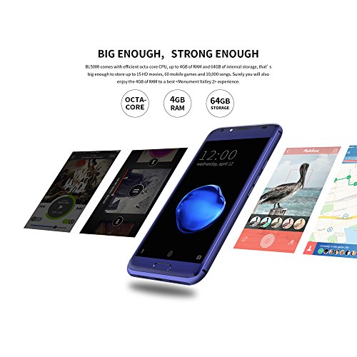 Doogee BL5000 4G FDD-LTE Smartphone 5050mAh Akku 5,5 Zoll Android 7.0 Octa-Core 4G RAM + 64G ROM 13MP + 13MP Dual-Hauptkameras Fingerabdruckscanner, 12V / 2A Fast Charge, B20 Dual SIM Ohen Vertrag reviews Doogee BL5000 4G FDD-LTE Smartphone 5050mAh Akku 5,5 Zoll Android 7.0 Octa-Core 4G RAM + 64G ROM 13MP + 13MP Dual-Hauptkameras Fingerabdruckscanner, 12V / 2A Fast Charge, B20 Dual SIM Ohen Vertrag