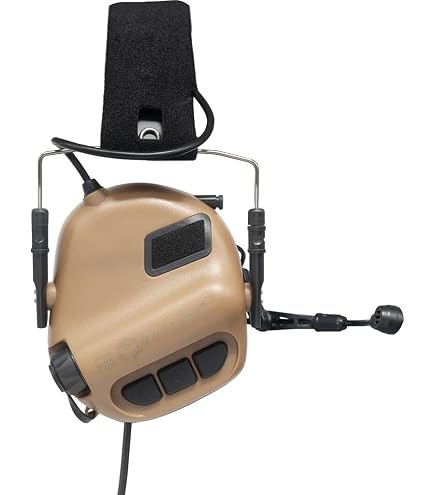Casque De Tir Antibruit électronique | Réduction Active Du Bruit 23 DB | Confort Avec Lunettes | Pour Chasse, Stand De Tir