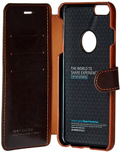 Funda iPhone 6S Plus iPhone 6 Plus VRS Design Layered Dandy Marr n Oscuro - Wallet Card Slot Case Flip cover PU Leather - Para Apple iPhone 6 6S Plus reviews Funda iPhone 6S Plus iPhone 6 Plus VRS Design Layered Dandy Marr n Oscuro - Wallet Card Slot Case Flip cover PU Leather - Para Apple iPhone 6 6S Plus