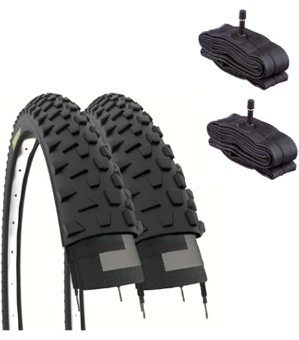 2 COPERTONI DEMI SLICK 26 X 1.95 Camere Daria 50 559 Per MTB Trekking - Foto 5