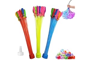 FAJOEK Ballon d'Eau Jeux FaJoe111 PCS Ballon d'eau, Bombes à Eau avec Ballon d'Eau Enfant, Ballons de Bombes, Bombe a Eau Ballon, Bombe d'Eau d'Été, Fermeture Automatique sans Noeud (Ballon d'Eau)