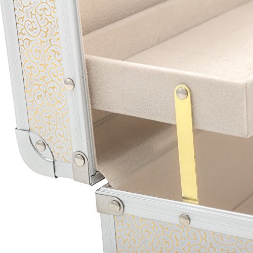 anndora® Schmuckkoffer Kosmetikkoffer + Spiegel Modell und Farbe zur Auswahl - 8