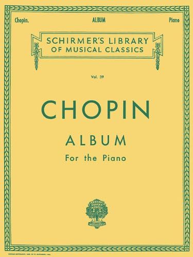 Album For The Piano: Schirmer Library of Classics Volume 39 Piano Solo (Schirmer's Library of Musical Classics)