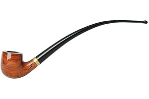 MUXIANG Churchwarden Rosewood Tobacco pipe+10 Accessories AD0008