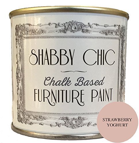 Strawberry Yoghurt Furniture Chalk Paint great for creating a shabby chic style. 125ml by Shabby Chic Furniture Paint