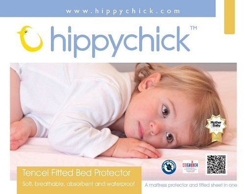 Hippychick Tencel Fitted Mattress Protector, 90 x 200 cm - Single