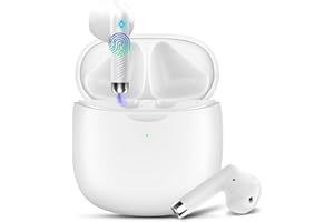 Niderson AI Language Translator Earbuds, 3-in-1 Translation Headphones with 164 Real Time Languages, 5 Translation Modes Earphones for Travel White