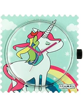 S.T.A.M.P.S. Stamps Uhr - Zifferblatt Rainbow Unicorn 103758