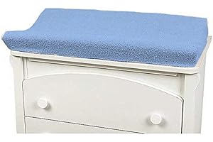 SHOPMIX Copri Fasciatoio 50x80cm 100% Cotone Assorbente Antiacaro Anallergico, Cielo, UNI